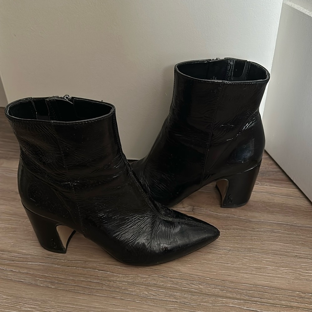 Patent Leather Black Sam Edelman Boots